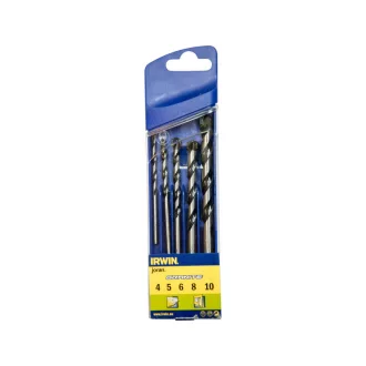   Set de burghie pentru granit IRWIN 5 piese cilindrice (4-5-6-8-10 mm)