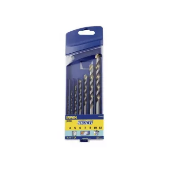   Set burghie universale IRWIN 7 piese cilindrice (4-5-6-7-8-10-12 mm)