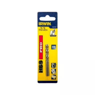  Burghiu cu șurub IRWIN 3,3 x 65/36 mm HSS PRO cilindric (2 buc)