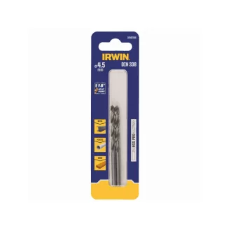   Burghiu cu șurub IRWIN 4,5 x 80/47 mm HSS PRO cilindric (2 buc)