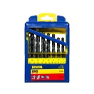 Set de burghie IRWIN 19 piese HSS PRO cilindric (1-10 mm)