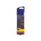 Set de burghie cu șurub IRWIN 5 bucăți HSS Co cilindric (4-5-6-8-10 mm)