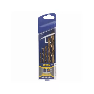   IRWIN Set de burghie cu șuruburi 5 bucăți HSS TiN cilindric (4-5-6-8-10 mm)