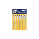 IRWIN Set de burghie plat pentru lemn 6 bucăți Blue Groove 4x (10-13-16-19-22-25 x 152 mm)