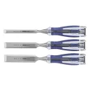 Set dălți pentru lemn IRWIN Marples cu mâner din metal ciocănit din 3 piese