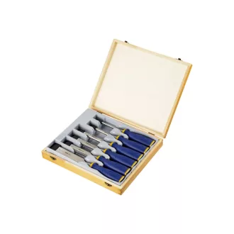   Set dălți pentru lemn IRWIN Marples cu mâner moale din 6 piese (6-10-15-20-25-35 mm)