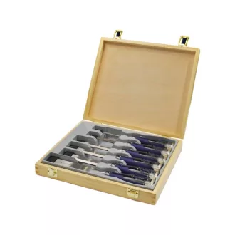   Set dălți pentru lemn IRWIN Marples cu mâner din metal ciocănit din 6 piese (6-10-15-20-25-35 mm)