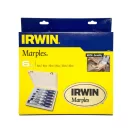 Set dălți pentru lemn IRWIN Marples cu mâner din metal ciocănit din 6 piese (6-10-15-20-25-35 mm)