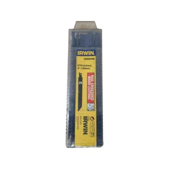   Pânză de ferăstrău IRWIN Sabre 150 mm/6TPI lemn bimetal (5 buc)