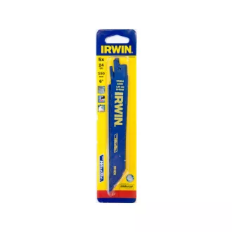   Pânză de ferăstrău IRWIN Sabre 150 mm/24TPI metal bimetal (5 buc)