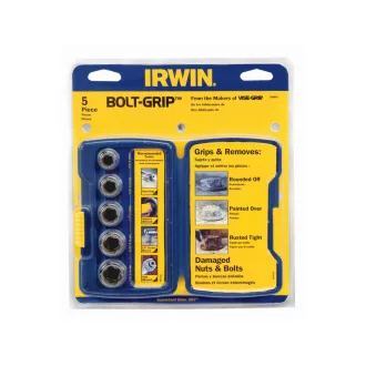   IRWIN Bolt-Grip Kit de îndepărtare a capului șurubului spart 5 bucăți