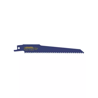   IRWIN Lame pentru fierăstrău sabie 150 mm/6TPI pentru lemn, bimetal (2 bucăți)