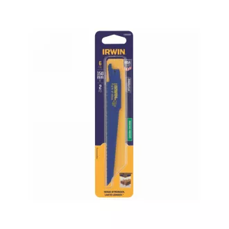   IRWIN Lame pentru fierăstrău sabie 150 mm/6TPI pentru lemn, bimetal (2 bucăți)