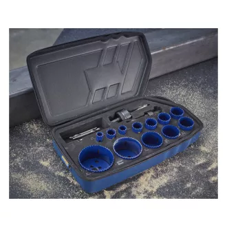 IRWIN Set de tăiat cerc 17 piese (16-76 mm)