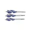 IRWIN Set burghiu lemn 3 piese Blue Groove 6x (20-22-25 mm)