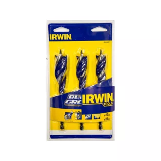 IRWIN Set burghiu lemn 3 piese Blue Groove 6x (20-22-25 mm)
