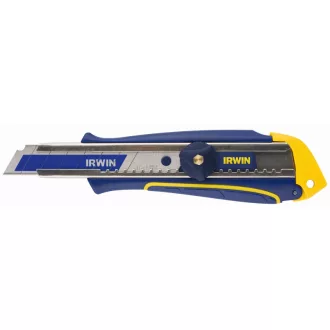   IRWIN Cuțit cu lamă spargibilă cu șină metalică de 18 mm, lamă bimetală cu șurub