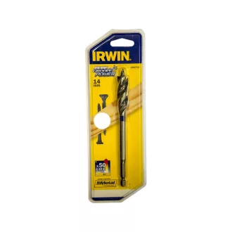 Burghiu pentru lemn IRWIN 14 x 230 mm Blue Groove Power