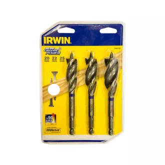   IRWIN Set burghie lemn 3 piese 230 mm Bit Blue Groove Power (20-22-25 mm)