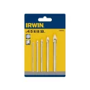 IRWIN Set burghie pentru sticlă și țiglă 5 bucăți cilindric (4-5-6-8-10 mm)