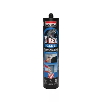   Soudal T-REX adeziv transparent cu fibre armate ALBASTRU 310 g