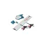 Sistem complet de șine BOSCH FSN OFA 32 KIT 800 pentru routere