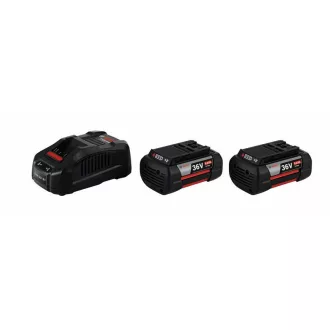  Set baterie BOSCH GBA 36V / 2 x 6,0 Ah baterie + încărcător rapid GAL 3680 CV