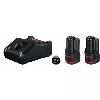   Set baterie BOSCH GBA 12V / 2 x 2,0 Ah baterie + încărcător rapid GAL 12V-40