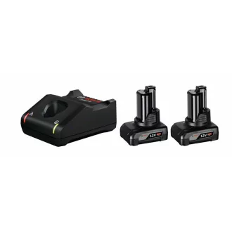   Set baterie BOSCH GBA 12V / 2 x 6.0 Ah baterie + încărcător rapid GAL 12V-40