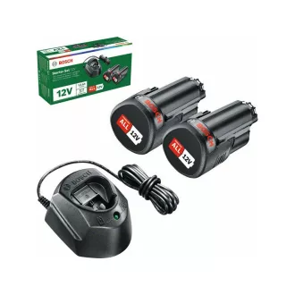   Set baterie BOSCH PBA 12V / 2 x 1,5 Ah baterie + încărcător GAL 1210 CV