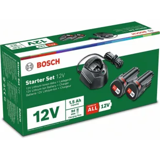   Set baterie BOSCH PBA 12V / 2 x 1,5 Ah baterie + încărcător GAL 1210 CV