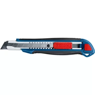   BOSCH Cuțit cu lamă retractabilă de 18 mm cu blocare automată, mâner din cauciuc