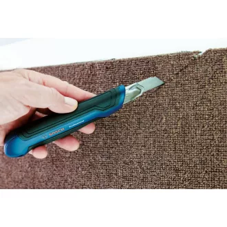   BOSCH Cuțit cu lamă retractabilă de 18 mm cu blocare automată, mâner din cauciuc