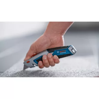   BOSCH Cuțit cu lamă trapezoidală retractabilă, cu suport de lamă