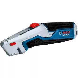 BOSCH Cuțit cu lamă trapezoidală retractabilă + 10 lame