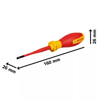   Șurubelniță BOSCH SL plată 3,5 x 75 mm izolată până la 1000 V