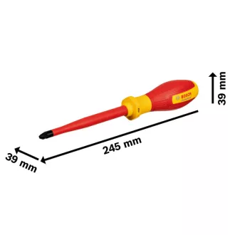 Șurubelniță BOSCH PZ3 x 125 mm izolată până la 1000 V