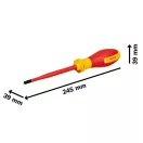 Șurubelniță BOSCH SL/PZ2 x 125 mm izolată până la 1000 V