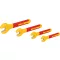 Set chei BOSCH 4 piese (8-10-13-17 mm) CrV izolate până la 1000 V