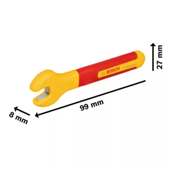   BOSCH cheie cu cap deschis 8 mm / 100 mm până la 1000 V izolat CrV