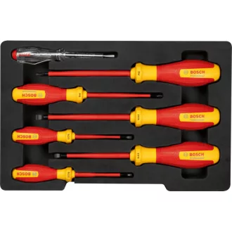   Set de șurubelnițe BOSCH 7 piese (SL/PH) izolate până la 1000 V