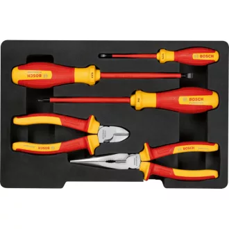 Set de scule BOSCH 5 piese până la 1000 V izolate CrV