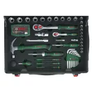 BOSCH Set cutie de scule cu roți, 119 piese