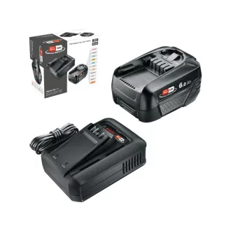   BOSCH Set acumulator PBA 18V / 1 x 6,0 Ah acumulator + încărcător AL 18V-44