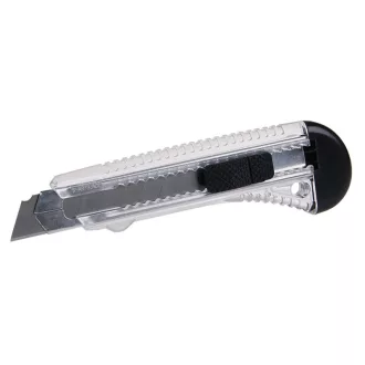 Cuțit cu lamă spargibilă cu șină metalică de 18 mm