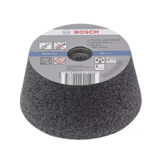   Disc abraziv conic BOSCH pentru polizor unghiular mare 110/90 x 55 x 22,2 mm / P24