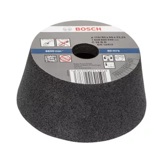   Disc abraziv conic BOSCH pentru polizor unghiular mare 110/90 x 55 x 22,2 mm / P30
