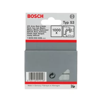   Capsator BOSCH 6 x 11,4 x 0,74 mm pentru capsator HT14 (1000 buc)