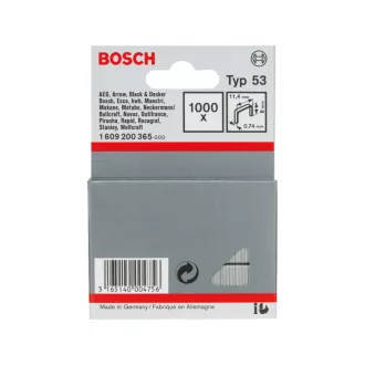   Capsator BOSCH 8 x 11,4 x 0,74 mm pentru capsator HT14 (1000 buc)
