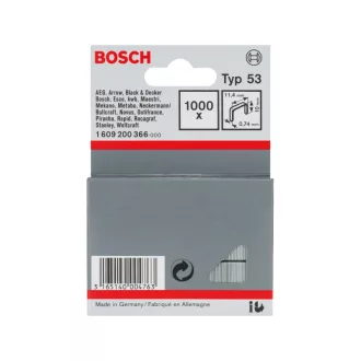   Capsator BOSCH 10 x 11,4 x 0,74 mm pentru capsator HT14 (1000 buc)